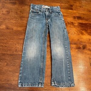 Levi's Kids Blue Denim Jeans 549 Relaxed straight size 5 slim